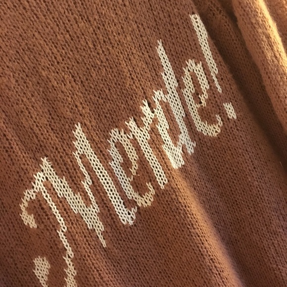 Wildfox Merde Bell Sleeve Sweater-S - Picture 4 of 6